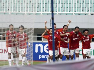 Aksi Garudayaksa FC Menang Telak Lawan Persekat Tegal