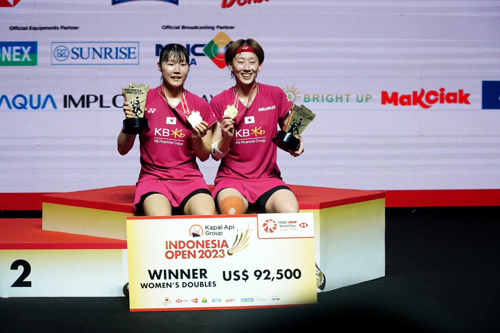 Indonesia Open 2023:  *Didukung Publik Istora bikin Wakil Korea Juara