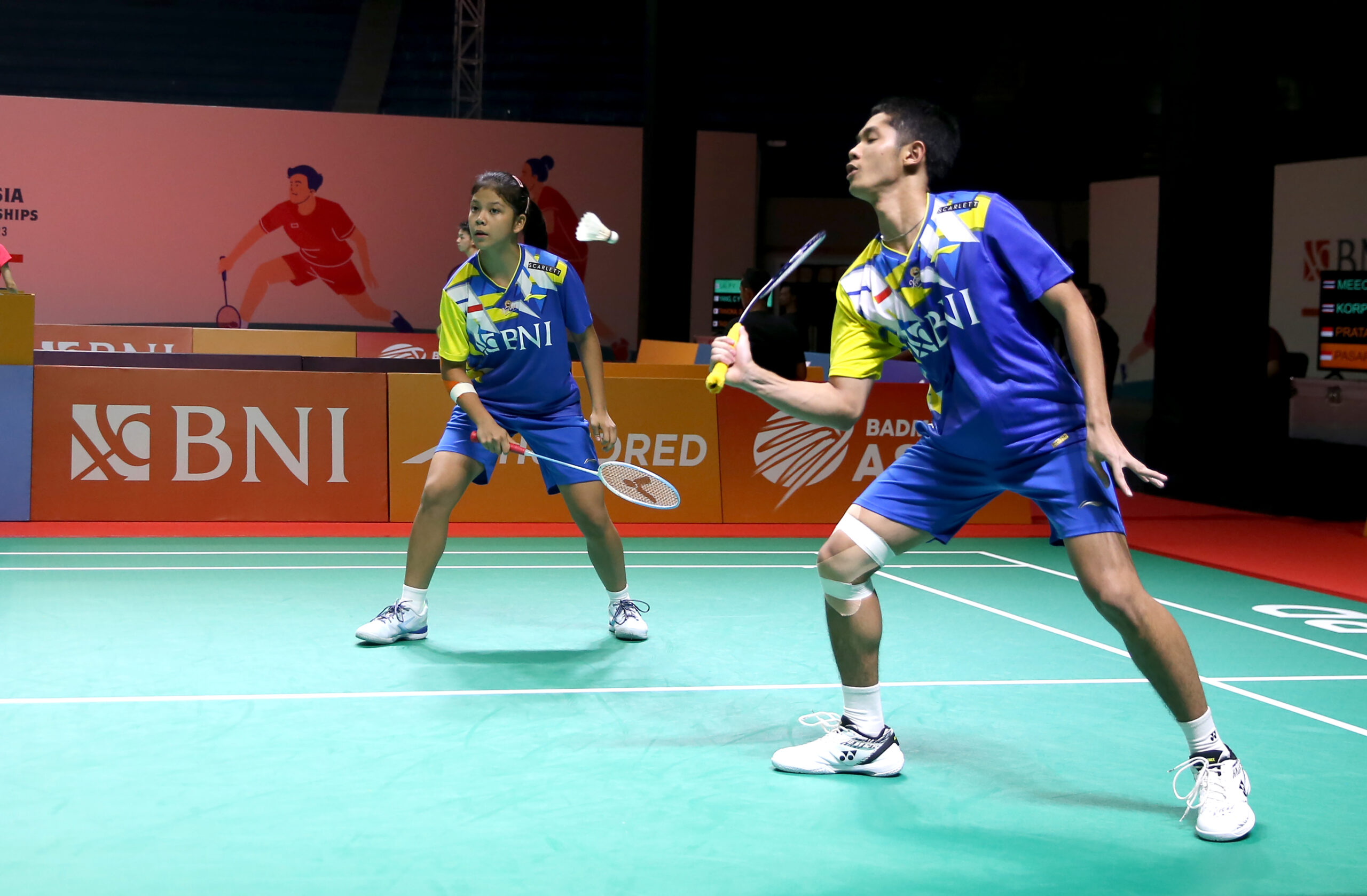 BNI Badminton Asia Junior Championships 2023 : Adrian/Felisha Buka Keunggulan Indonesia Dari Thailand