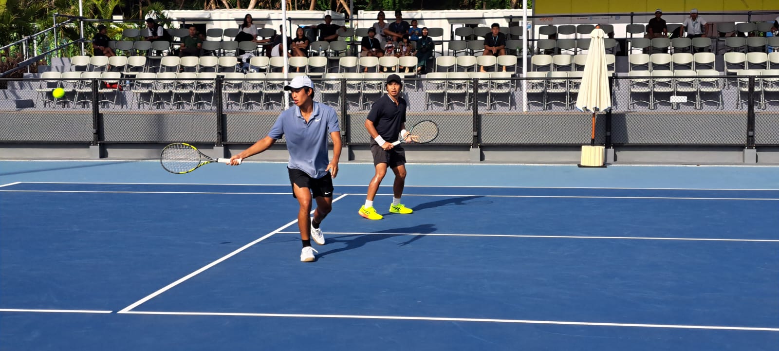 Perjuangan Christo dan Nathan Terhenti di semifinal Amman Mineral Men's World Tennis Championship 2024