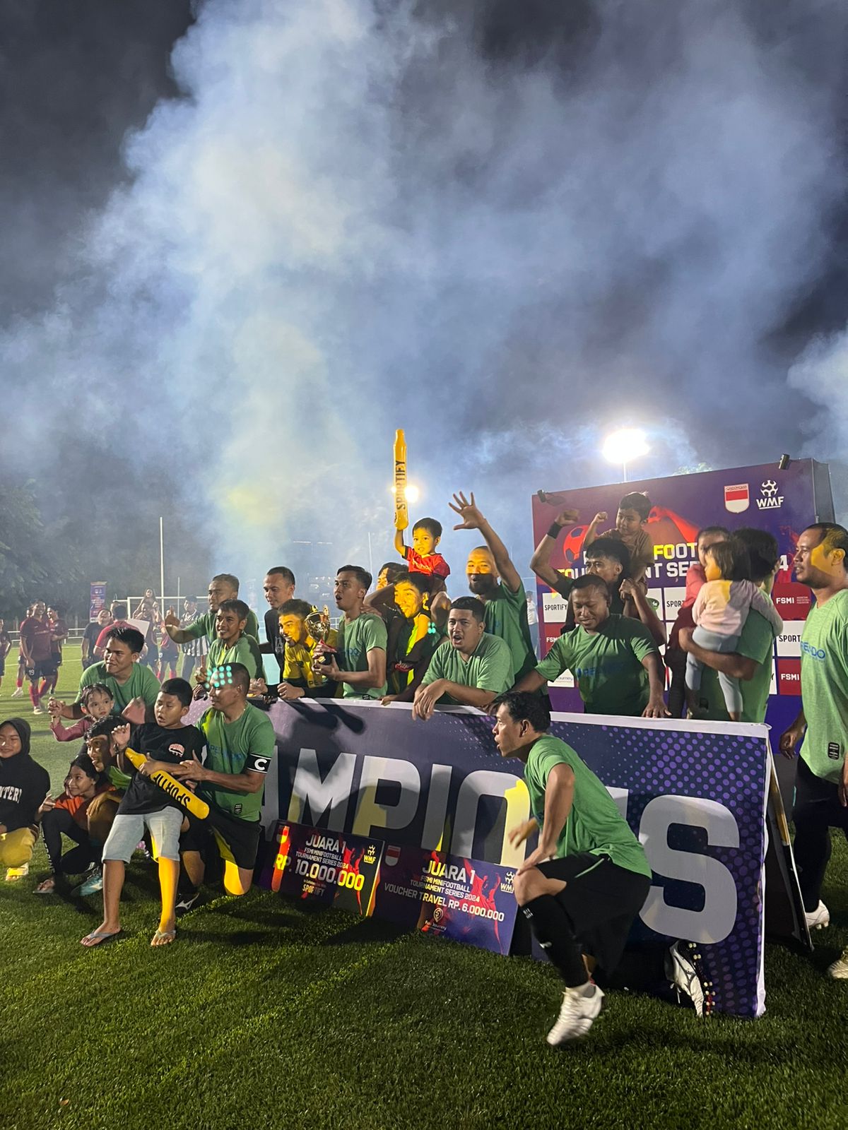 Pelindo FC dan SMK Jakbar 1 Juara Turnamen FSMI CUP 2024