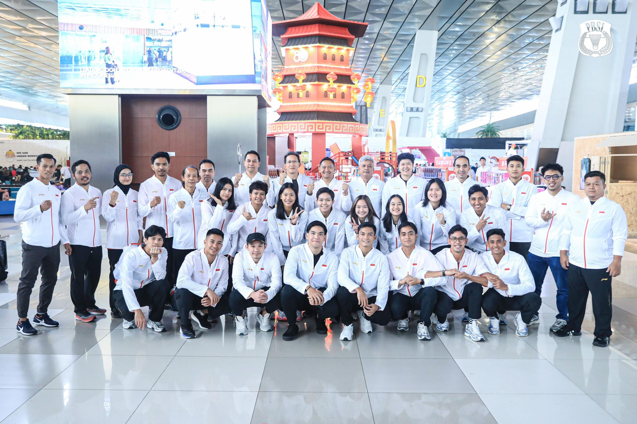 Jelang Badminton Asia Mixed Team Championships 2025, Semangat Dan Percaya Diri tinggi Iringi Keberangkatan Tim Indonesia ke Qingdao