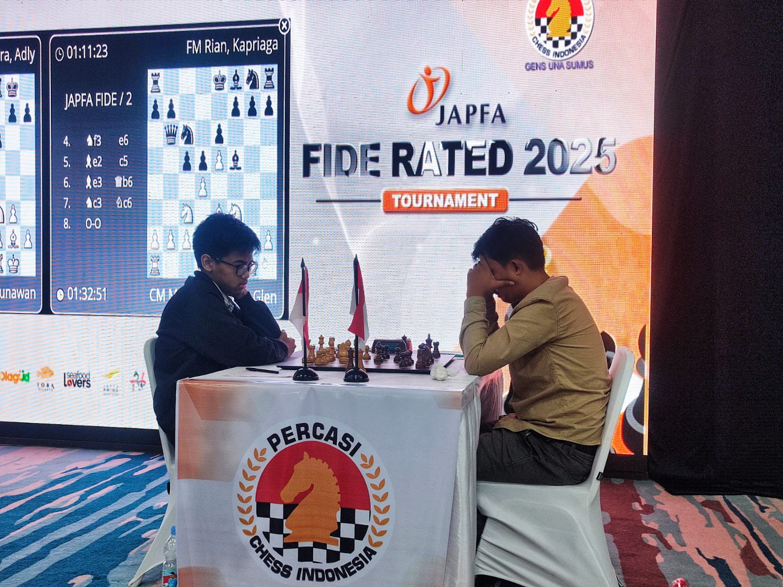 CM Fabian Glen Mariano Mengkudeta Posisi Rian Kapriaga Dari Puncak Klasemen Japfa Fide Rated 2025