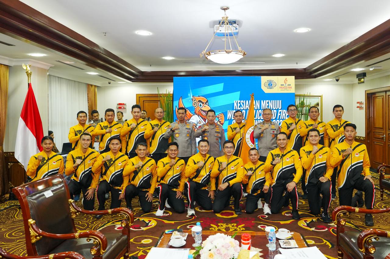 Dilepas Kapolri, Ockben Saor Sinaga dkk Bertekad Rebut Medali dan Harumkan Bangsa di World Police and Fire Games