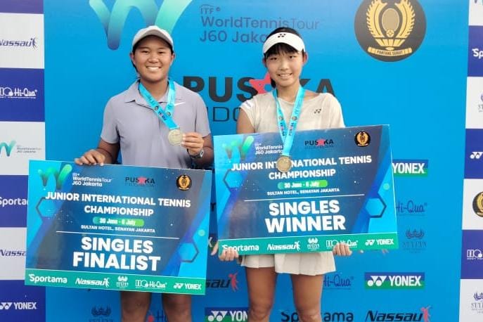 Akui Kehebatan Petenis Jepang, Anjali Harus Puas Di Posisi Runner Up ITF J60 Pusaka Indonesia Jakarta
