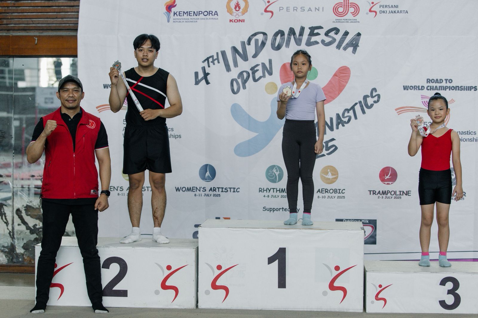4th Gymnastics Indonesia Open 2025 Kebanjiran Pesenam Muda