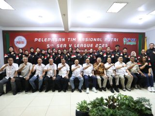 PP. PBVSI Lepas Timnas Putri ke SEA V League 2025, Megawati Hangestri Jadi Kapten Tim