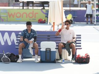 Tunggal Putra Berguguran, Harapan Merah Putih Menyisakan Ganda Putra Di Amman Men's World Tennis Tour Championship seri kedua.