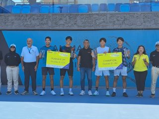 Yusuke Kusuhara / Sunshuke Nakagawa juara ganda putra  Amman Men's World Tennis Championship seri ketiga M-25