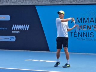 Dua Wakil Tuan Runah Rontok Di Babak Awal Amman Men's World Tennis Championship seri ke empat M-25.