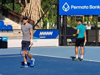 Anthony Susanto/Alexander Chang melaju ke putaran kedua, Dua Ganda Indonesia Terhenti Di Amman Men's World Tennis Championship seri ketiga M-25