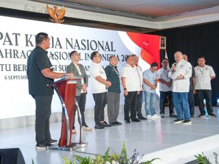 Menghadiri Rakernas KONI, Menpora Dito Ariotedjo Dihujani Pertanyaan Soal Permenpora 14/2024