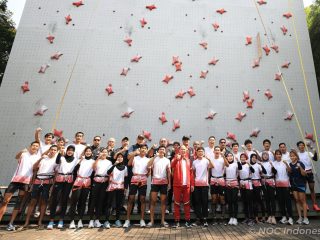 CdM Tim Indonesia Apresiasi Semangat Atlet Panjat Tebing dan Ice Skating Jelang SEA Games 2025